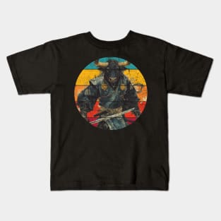 Bushido Beast: The Stoic Warrior Kids T-Shirt